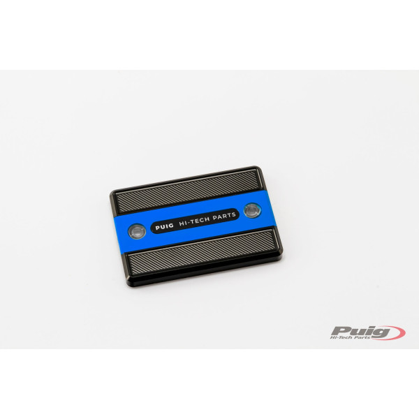 Puig Puig front brake fluid reservoir cover | blue | various yamaha models